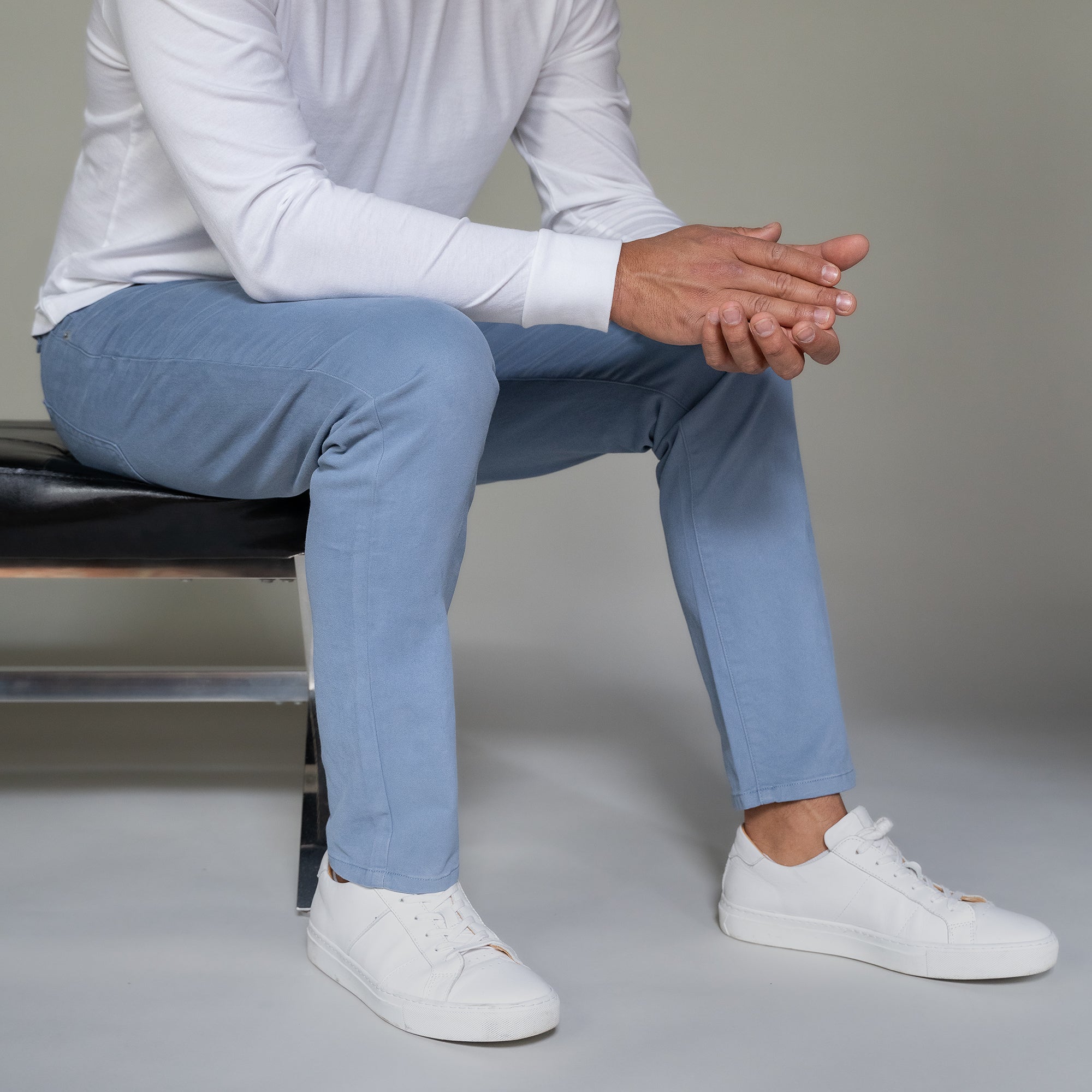 Italian 5-Pocket Pants - Slate