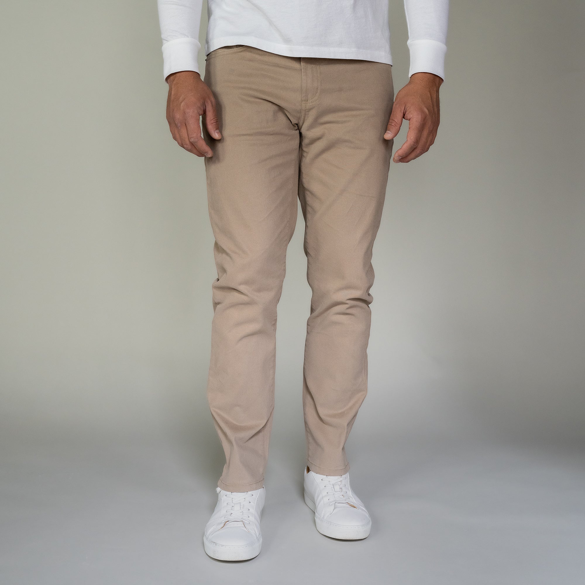 Italian 5-Pocket Pants - Khaki