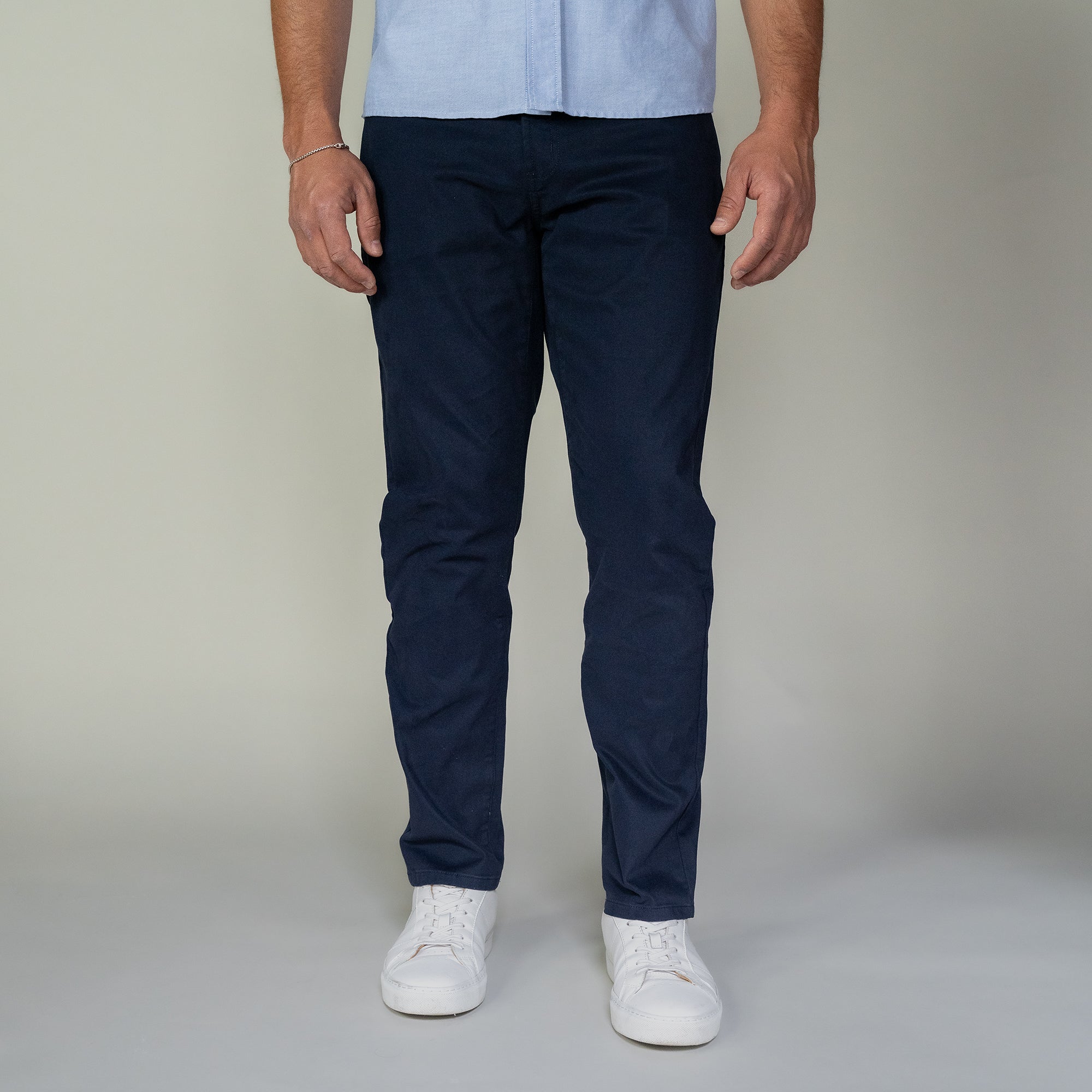 Italian 5-Pocket Pants - Navy