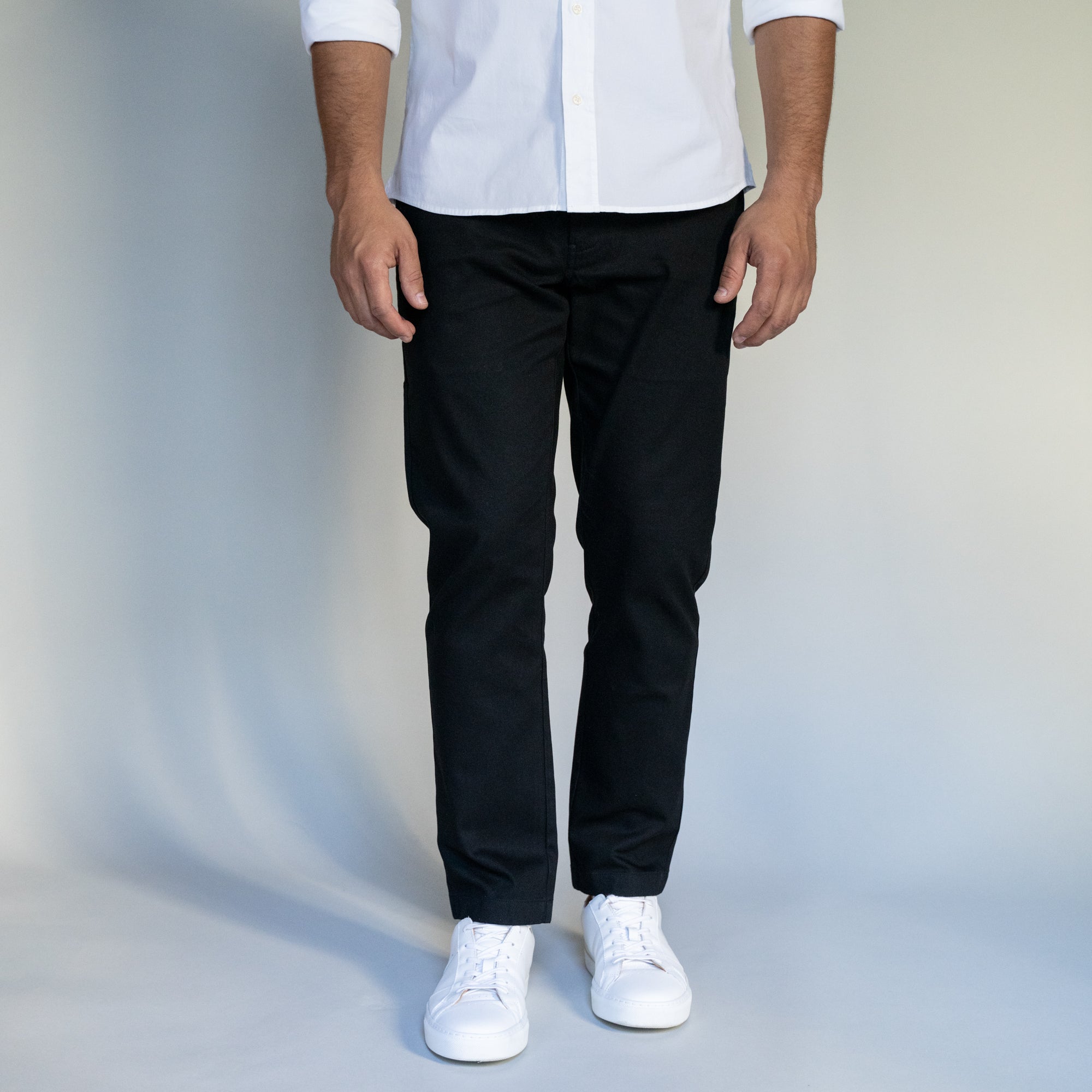 Stretch Chinos Slim Fit - Black