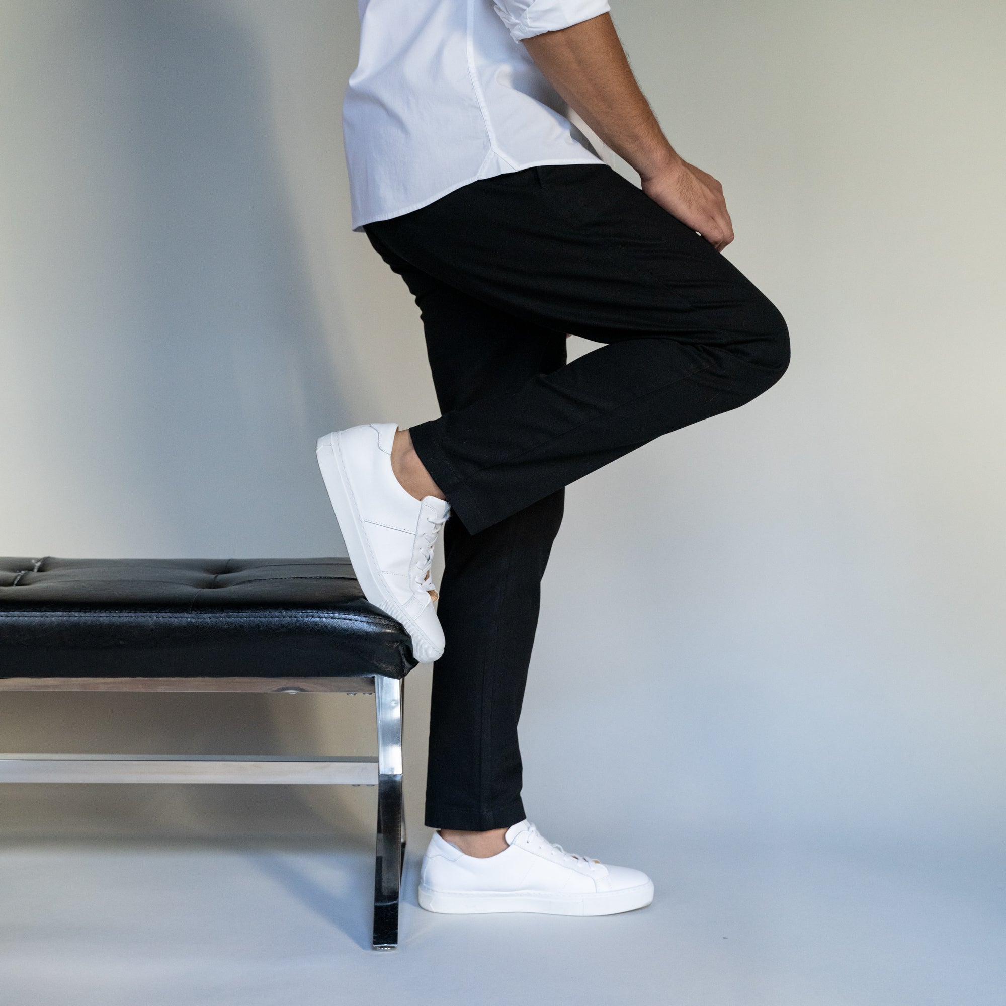 Stretch Chinos Slim Fit - Black