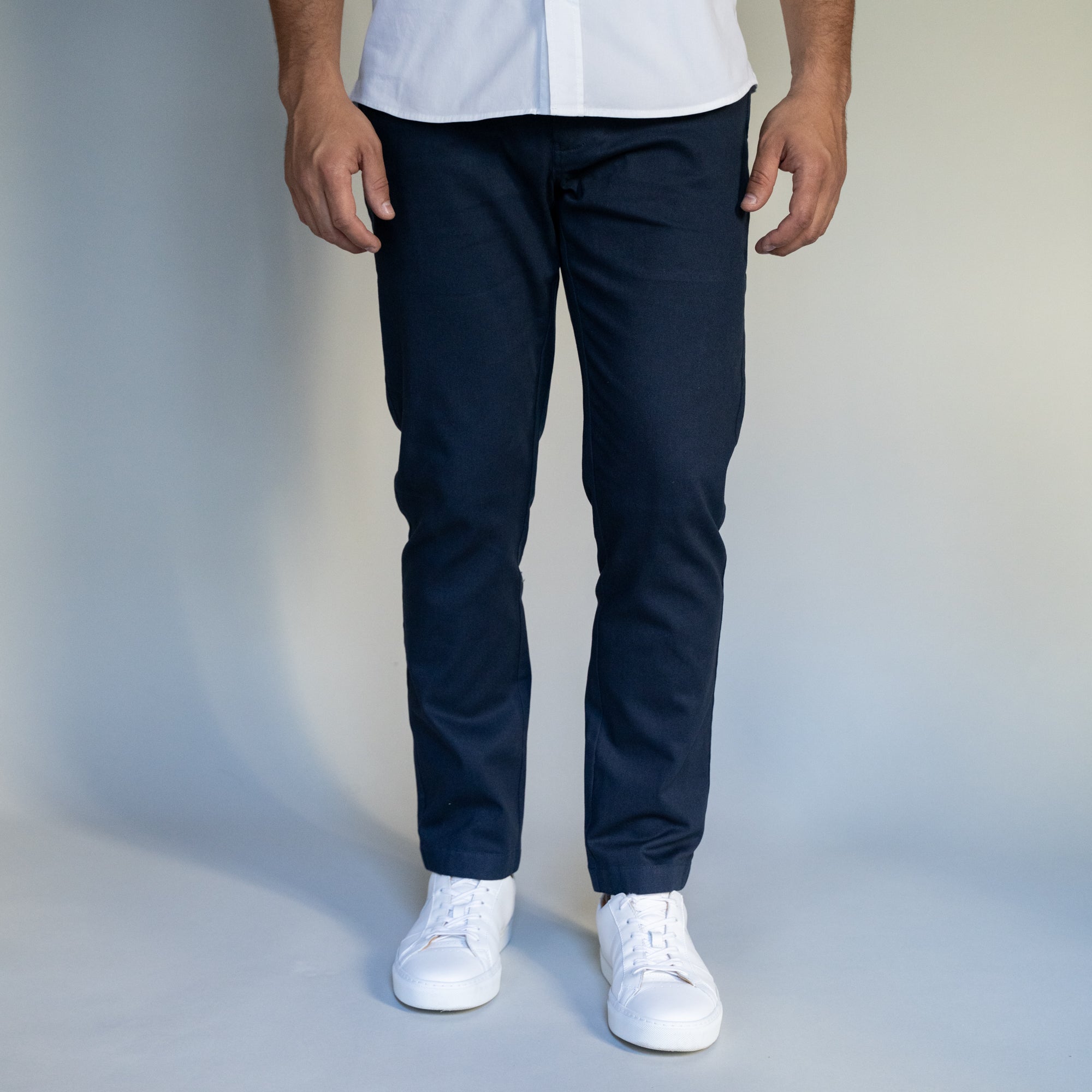 Stretch Chinos Slim Fit - Navy