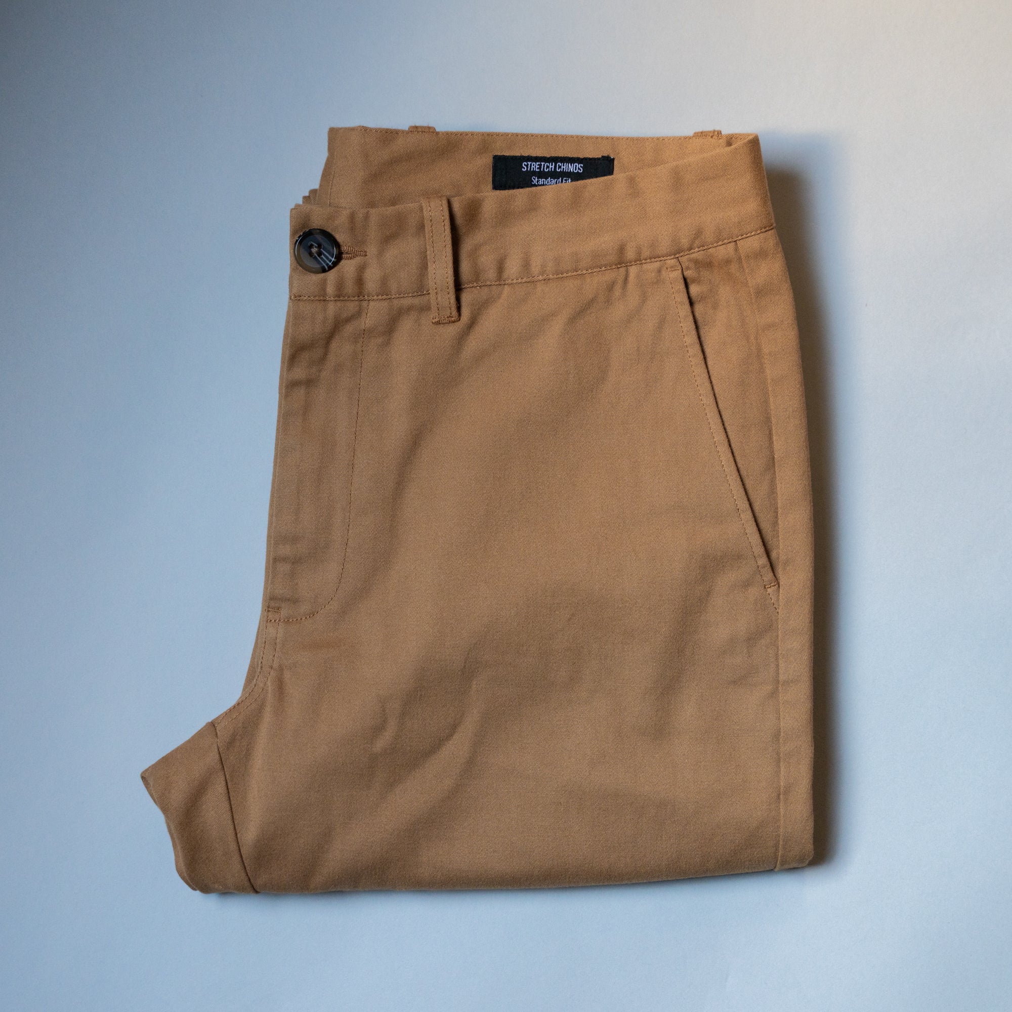 Stretch Chinos Standard Fit - Tobacco