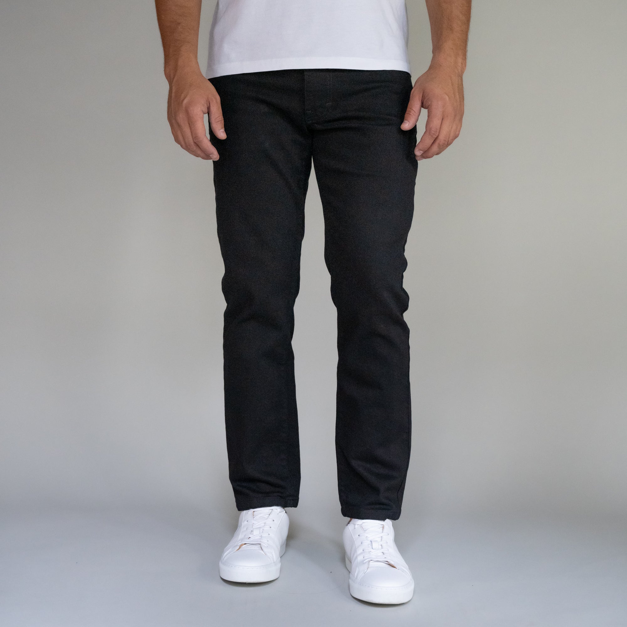 Premium Italian Denim Standard Fit - Black