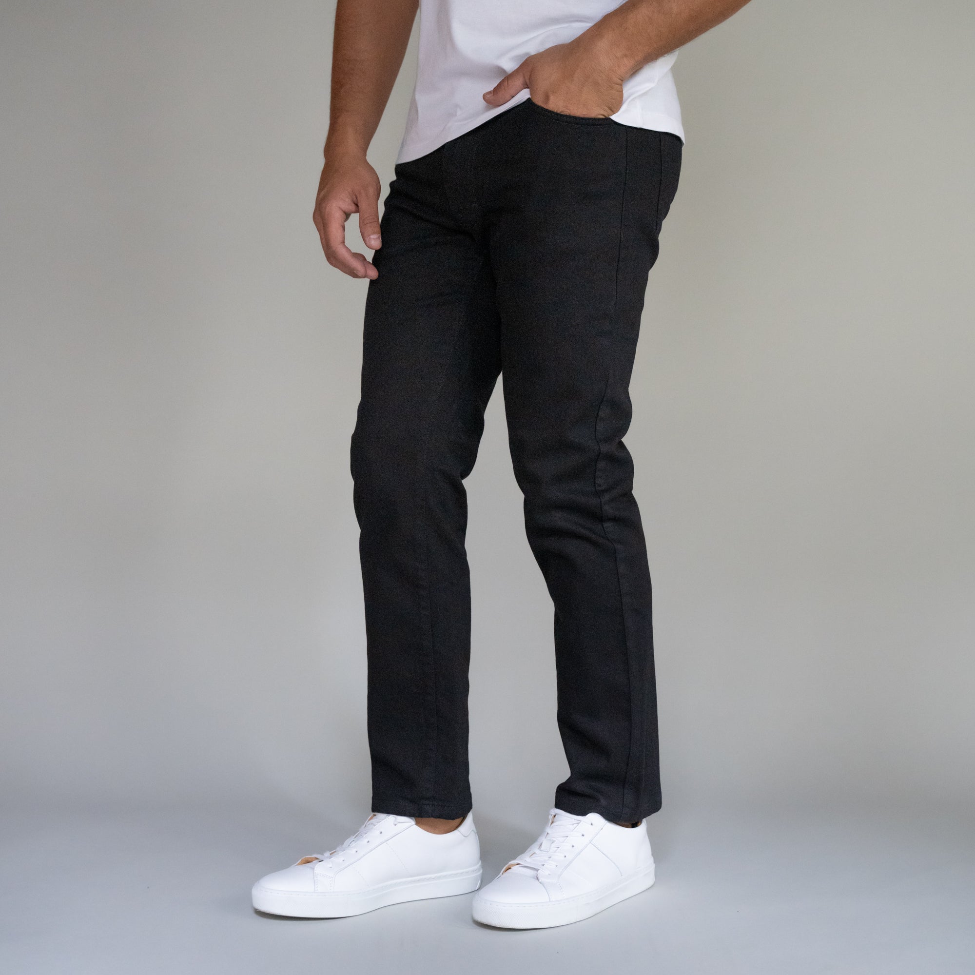 Premium Italian Denim Standard Fit - Black