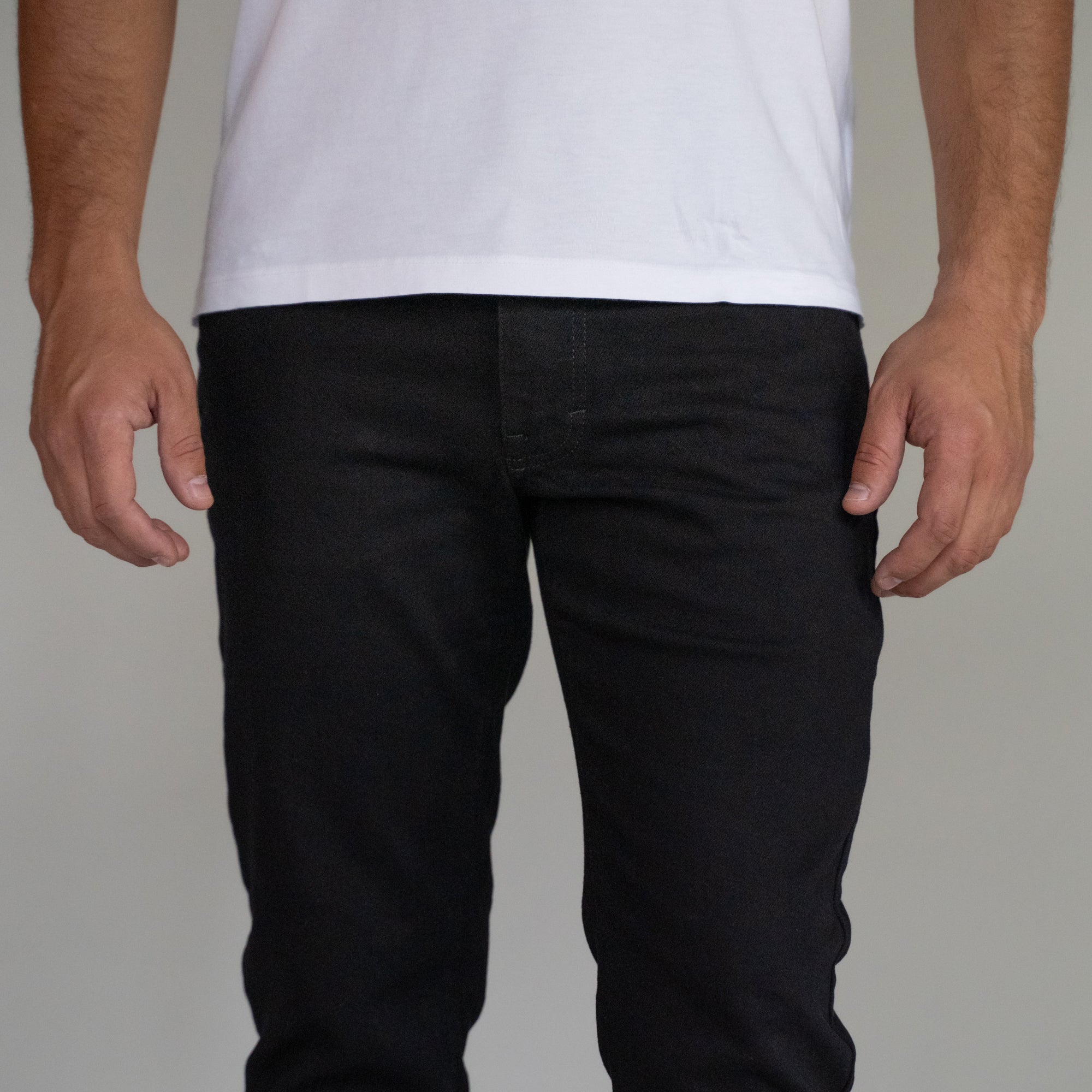 Premium Italian Denim Slim Fit - Black