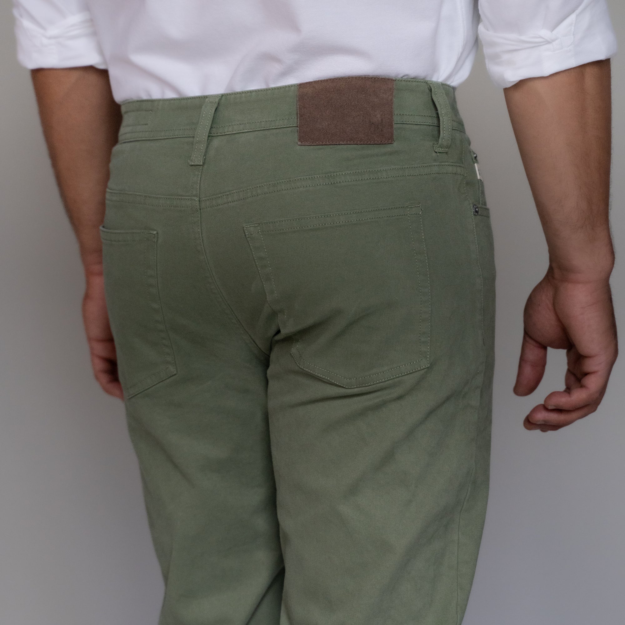 Italian 5-Pocket Pants - Sage