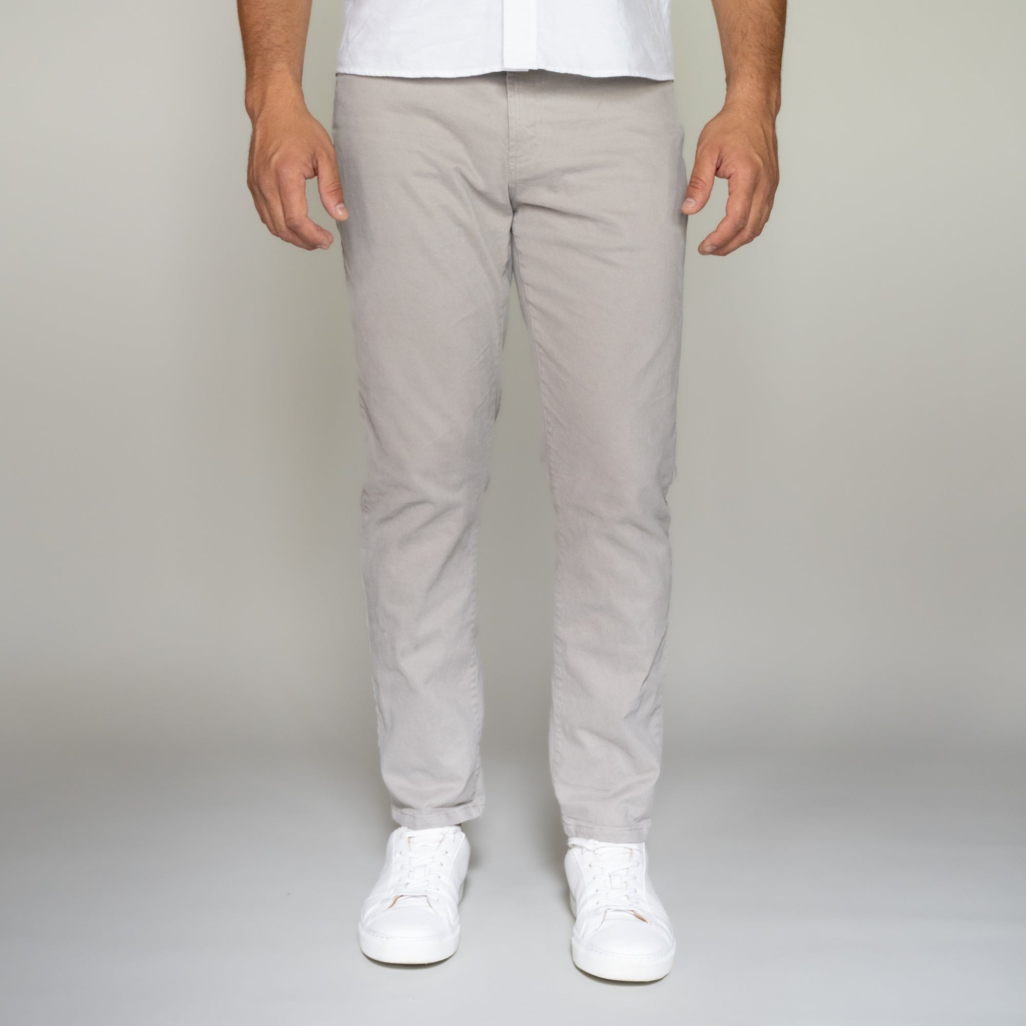 Italian 5-Pocket Pants - Grey