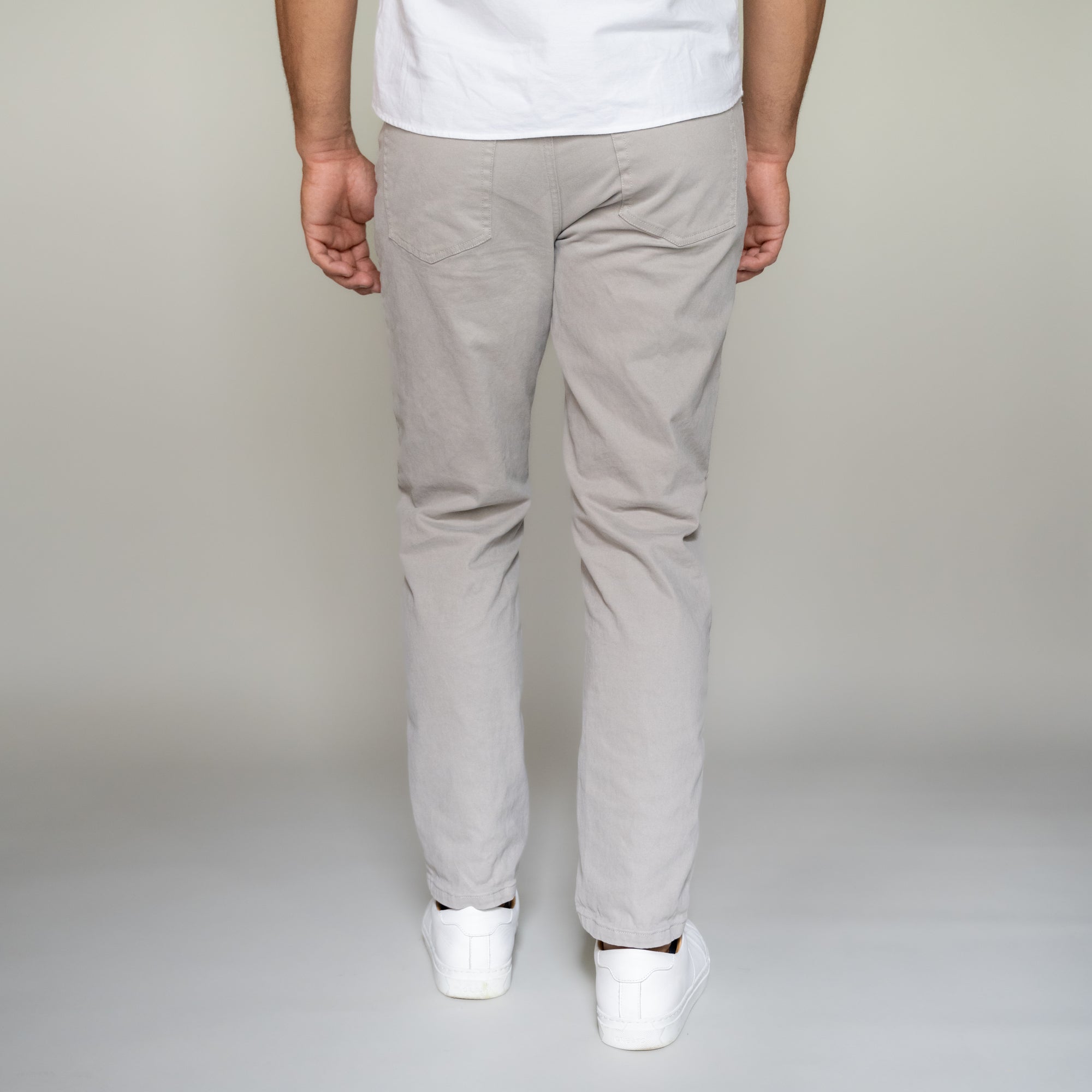 Italian 5-Pocket Pants - Grey