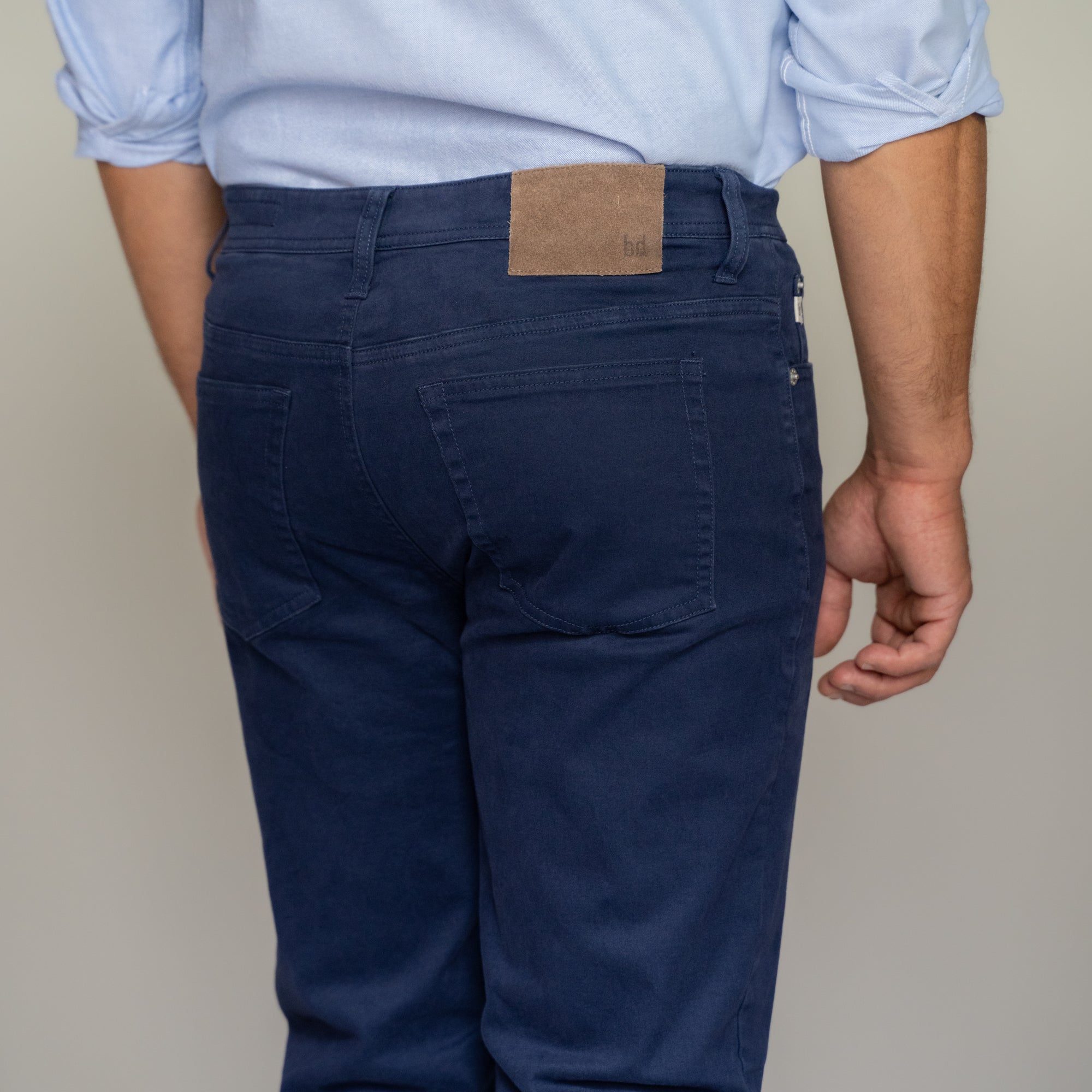 Italian 5-Pocket Pants - Navy