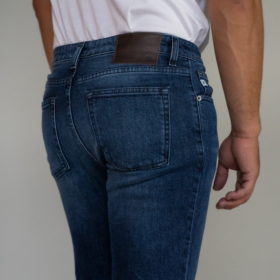 Premium Italian Denim Standard Fit - Dark Vintage Wash