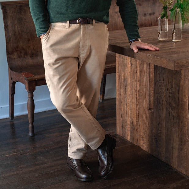 Stretch Chinos Standard Fit - Khaki