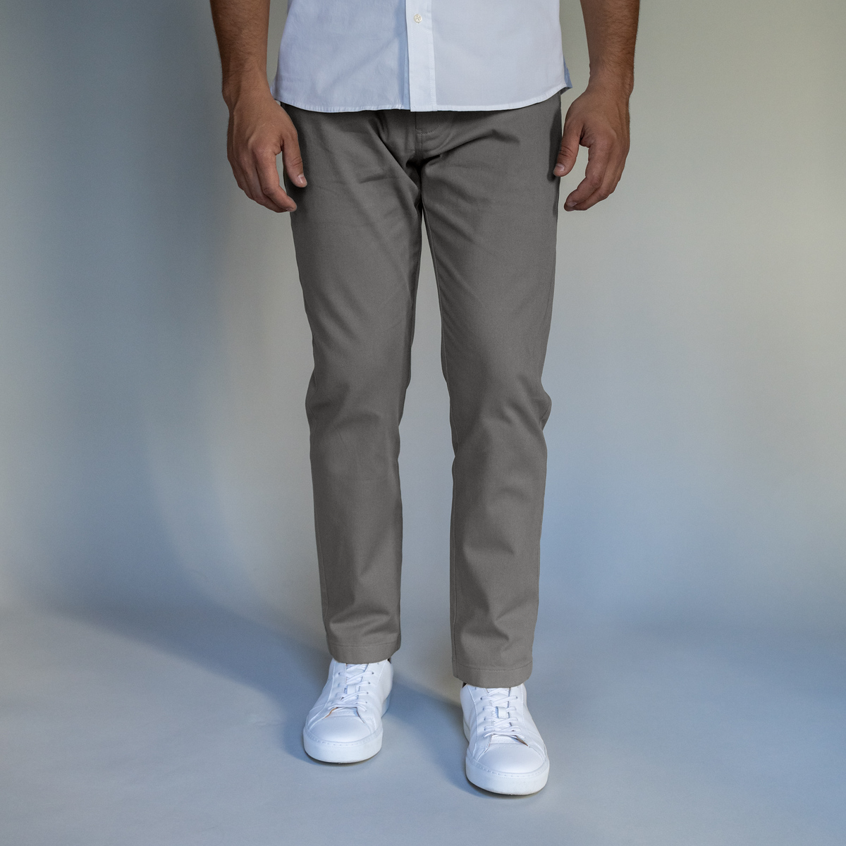 Stretch Chinos Slim Fit - Grey